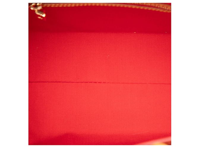 Louis Vuitton Red Monogram Vernis Reade PM Rosso - vista 4