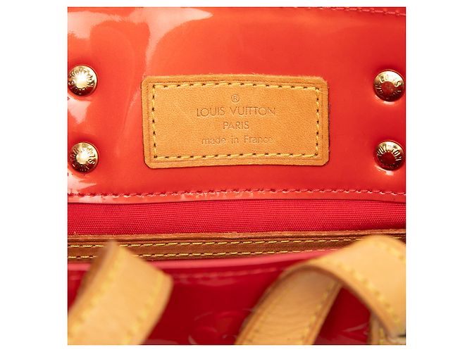 Louis Vuitton Red Monogram Vernis Reade PM Rosso - vista 5