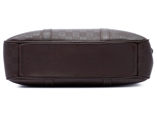 Louis Vuitton Marrone Damier Infini Tadao PM - vista 3