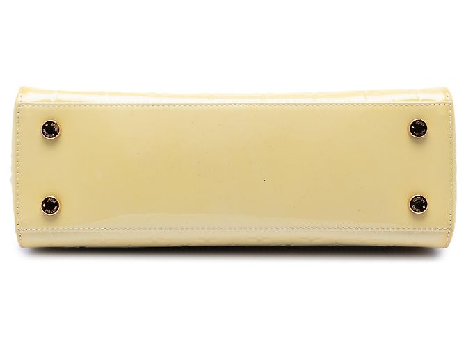 Louis Vuitton Yellow Monogram Vernis Brea MM Giallo - vista 3