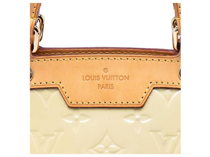 Louis Vuitton Yellow Monogram Vernis Brea MM Giallo - vista 5