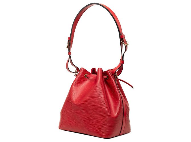 Louis Vuitton Petit Noe in pelle Epi rossa Rosso - vista 2