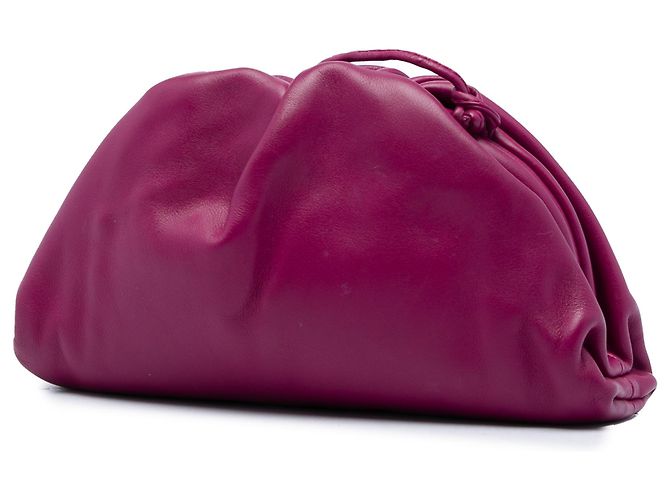 Bottega Veneta Borsa a tracolla Mini Pouch in agnello viola Porpora - vista 2