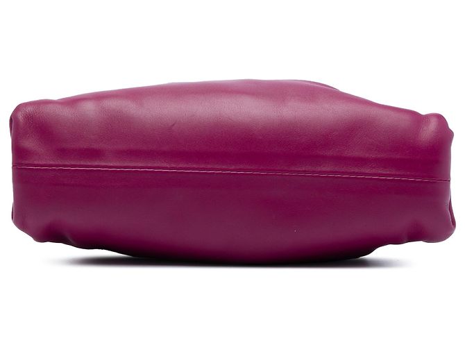Bottega Veneta Borsa a tracolla Mini Pouch in agnello viola Porpora - vista 3