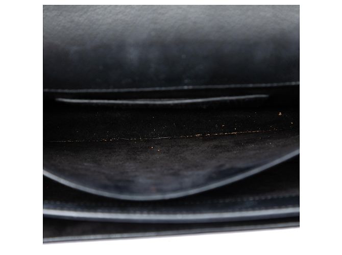 Borsa a tracolla Monogram Sunset in pelle di vitello a grana media nera Saint Laurent Nero - vista 4