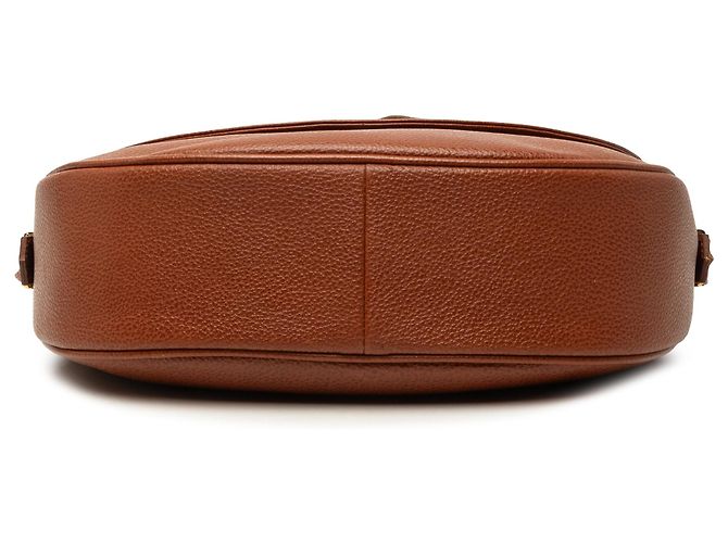 Borsa a tracolla Saint Laurent in pelle marrone - vista 3