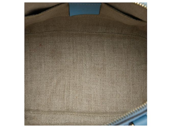 Borsa Gucci Blue Mini Microguccissima Dome Blu chiaro - vista 4
