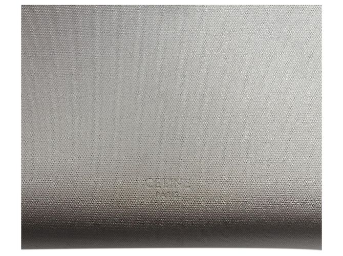 Belt Bag Céline Borsa Belt Celine in pelle di vitello laminata argento Nano - vista 6