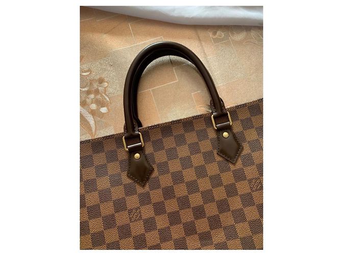 Louis Vuitton Borsa Tote Damier Ebene Marrone - vista 2