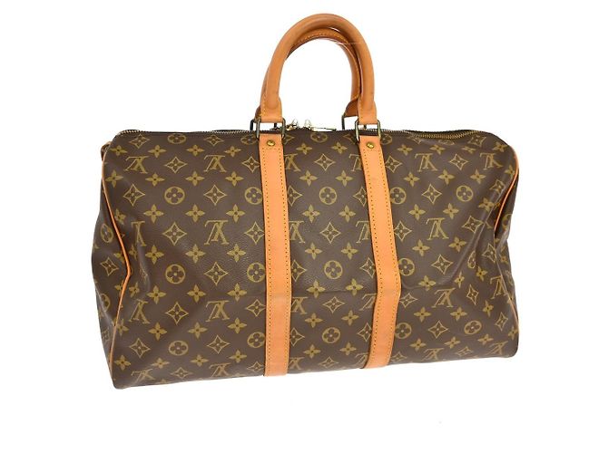 Louis Vuitton Keepall Monogram 45 Marrone - vista 2