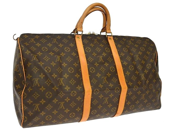 Louis Vuitton Keepall Monogram 55 Marrone - vista 2