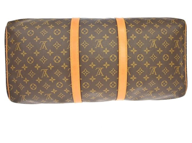 Louis Vuitton Keepall Monogram 55 Marrone - vista 7