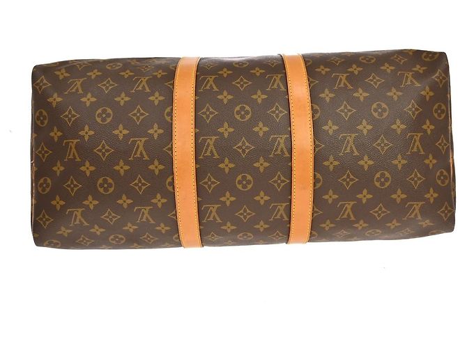 Louis Vuitton Keepall Monogram Canvas 50 Marrone - vista 7
