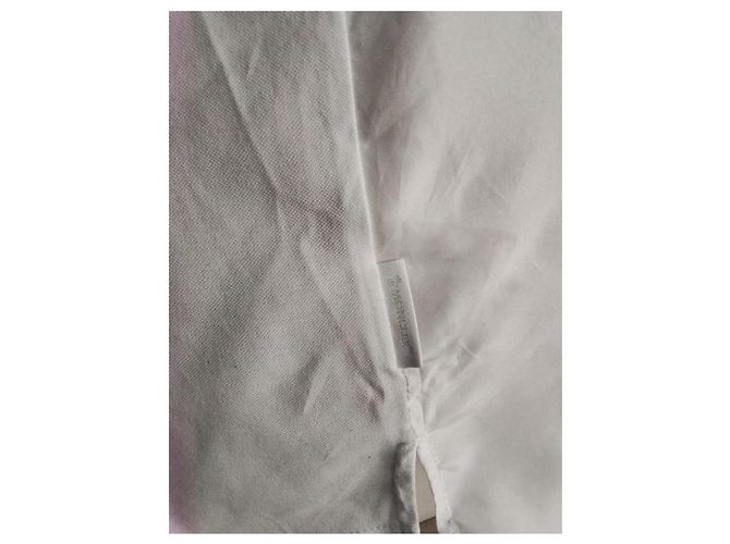 Moncler Maglia Polo Manica Corta Bianca Bianco - vista 4