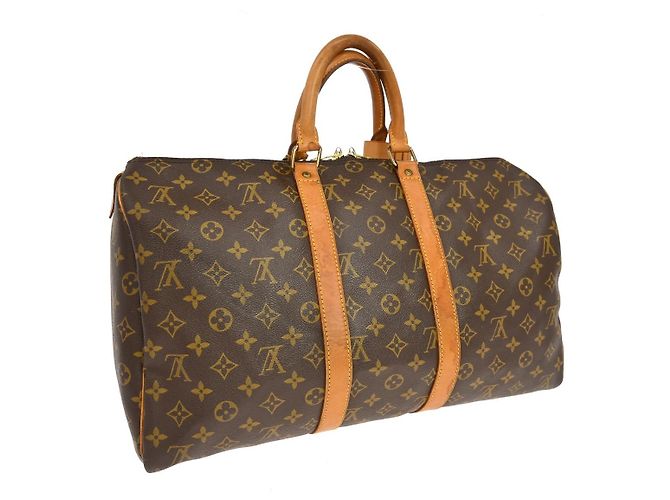 Louis Vuitton Keepall Monogram 45 Marrone - vista 2