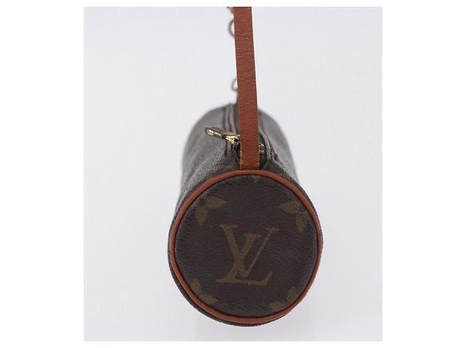 Louis Vuitton Papillon Pochette Monogram Canvas Mini Marrone - vista 4