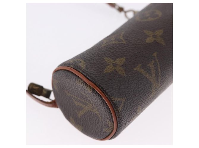 Louis Vuitton Papillon Pochette Monogram Canvas Mini Marrone - vista 7