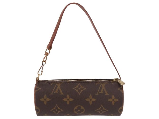Louis Vuitton Papillon Pochette Monogram Canvas Mini Marrone - vista 2