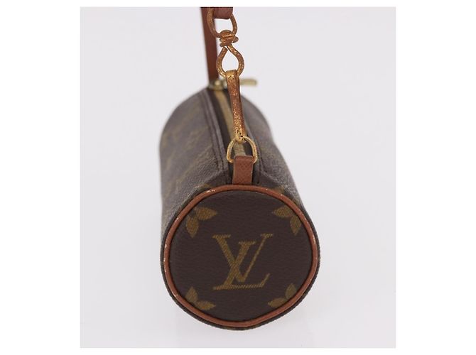 Louis Vuitton Papillon Pochette Monogram Canvas Mini Marrone - vista 3