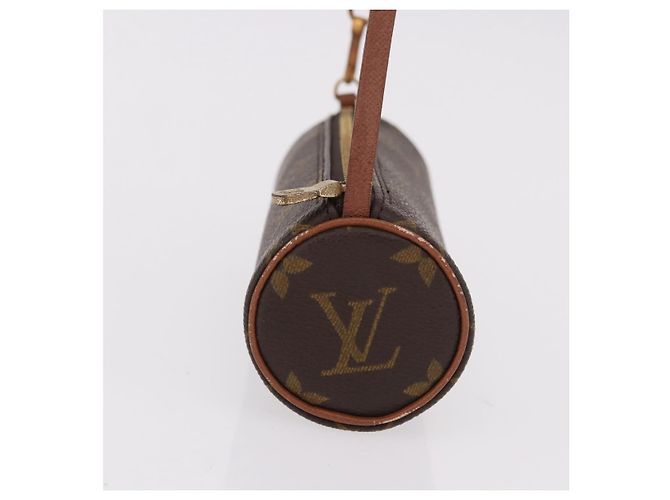 Louis Vuitton Papillon Pochette Monogram Canvas Mini Marrone - vista 4