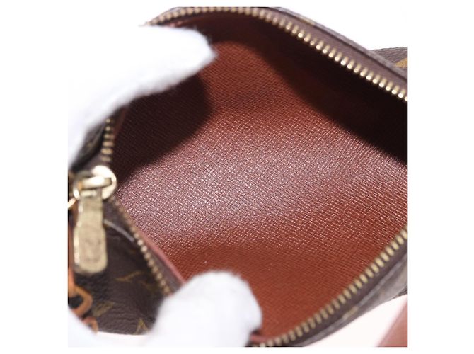 Louis Vuitton Papillon Pochette Monogram Canvas Mini Marrone - vista 5