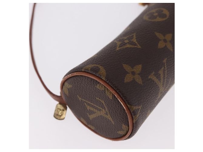 Louis Vuitton Papillon Pochette Monogram Canvas Mini Marrone - vista 7