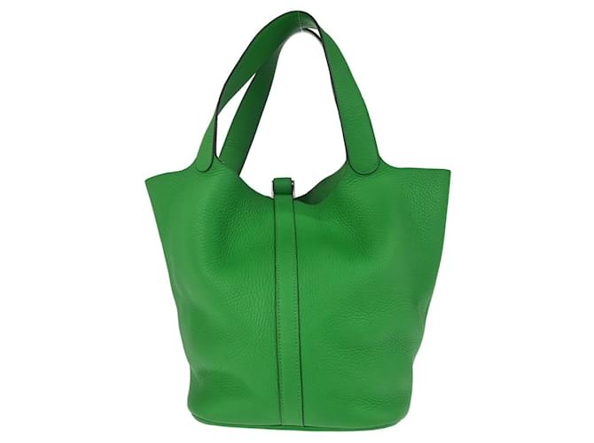 Hermès Hermes Picotin Lock Clemence GM Verde - vista 2