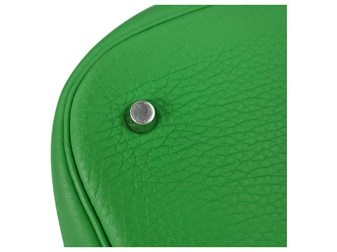 Hermès Hermes Picotin Lock Clemence GM Verde - vista 5