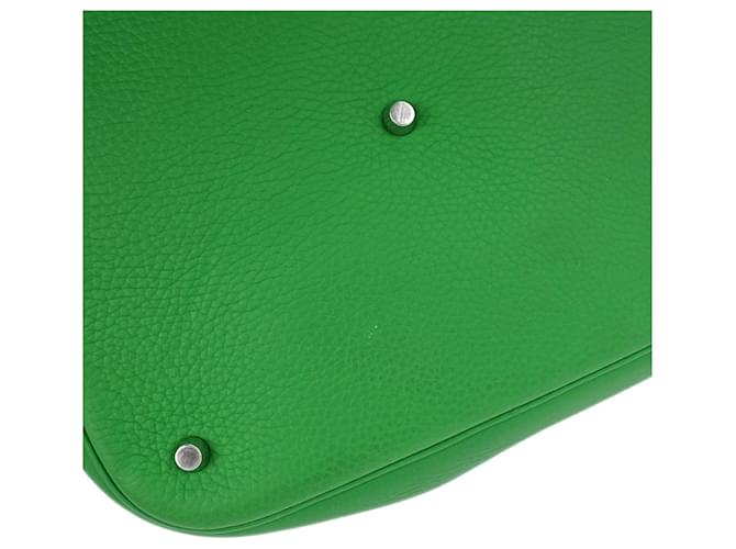 Hermès Hermes Picotin Lock Clemence GM Verde - vista 7