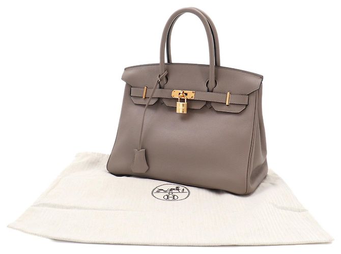 Hermès Borsa Hermes Birkin 30 in Gris Asphalt - vista 2