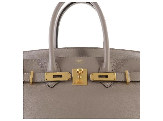 Hermès Borsa Hermes Birkin 30 in Gris Asphalt - vista 7