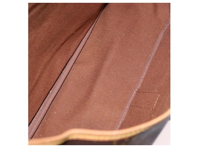 Louis Vuitton Saumur Monogram 35 Marrone - vista 5