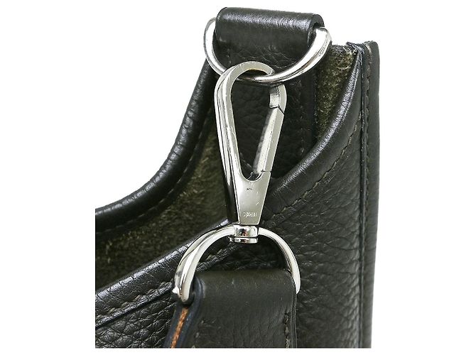 Hermès Borsa Evelyne Hermes Gen III Clemence PM Verde - vista 6