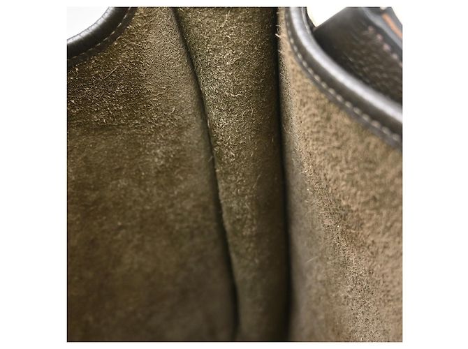 Hermès Borsa Evelyne Hermes Gen III Clemence PM Verde - vista 7
