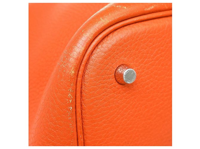 Hermès Hermes Picotin Clemence GM Arancione - vista 5