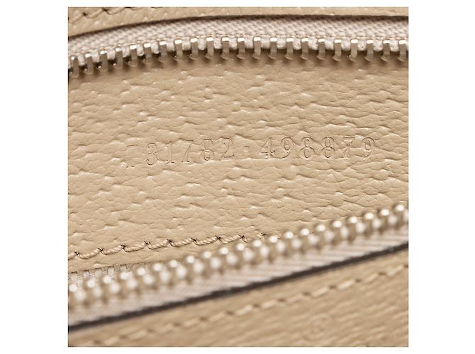 Borsa Gucci GG Supreme Web Dionysus E/W piccola con patta Marrone Beige - vista 6
