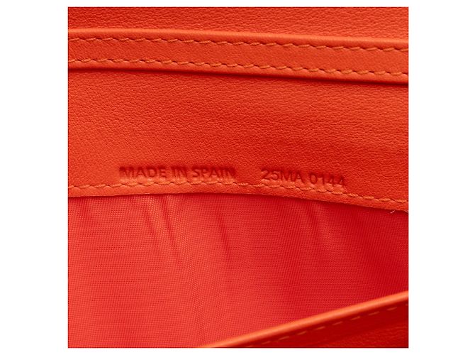 Dior Leather Addict Rendez Vous Wallet on Chain Orange - Ansicht 5