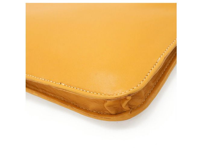 Loewe Anagram Mesh Lederpouch Gelb - Ansicht 3