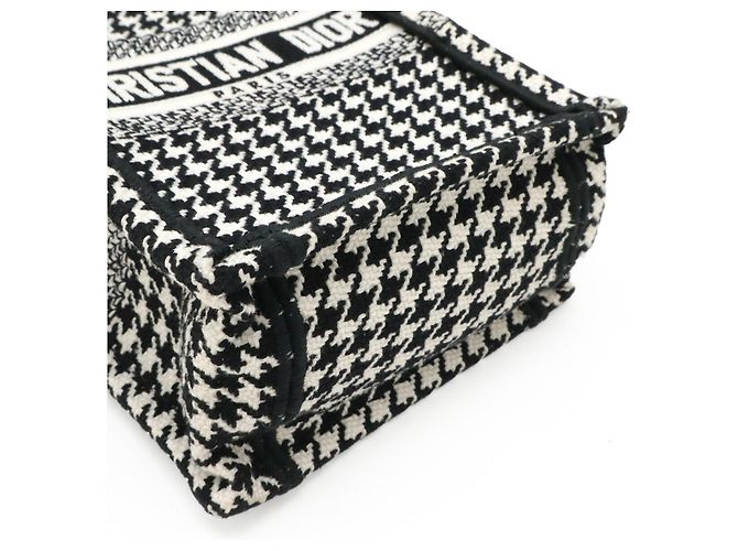 Bolsa de celular Dior Canvas Book Tote 2WAY de ombro Preto - vista 3