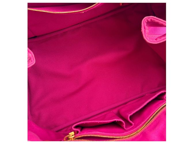 Prada Stoff-Tote-Bag Canapa Pink - Ansicht 5