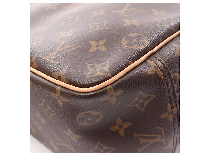 Borsa a Mano Louis Vuitton Monogram Doeville Bowling Vanity Marrone - vista 5