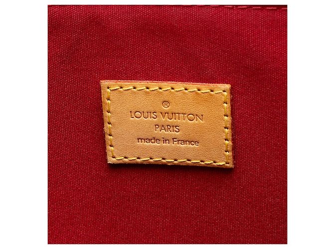 Louis Vuitton Monogram Vernis Alma GM Satchel Rot - Ansicht 8