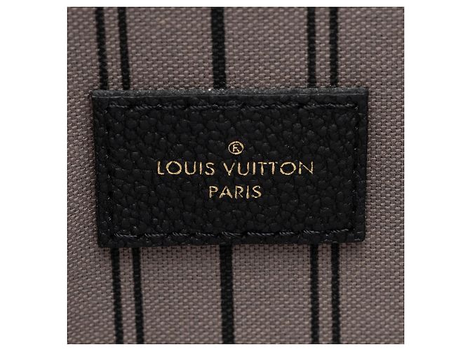 Bolsa de ombro Pochette Metis Monogram Empreinte Louis Vuitton Preto - vista 7