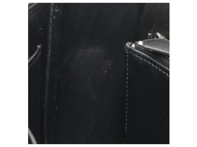 Hermès Bolsa de Ombro Hermes Martine Box Calf Preta Preto - vista 7
