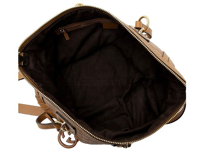 Gucci Guccissima Leder Tote Medium Braun - Ansicht 7