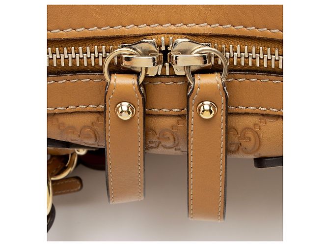 Gucci Guccissima Leder Tote Medium Braun - Ansicht 9