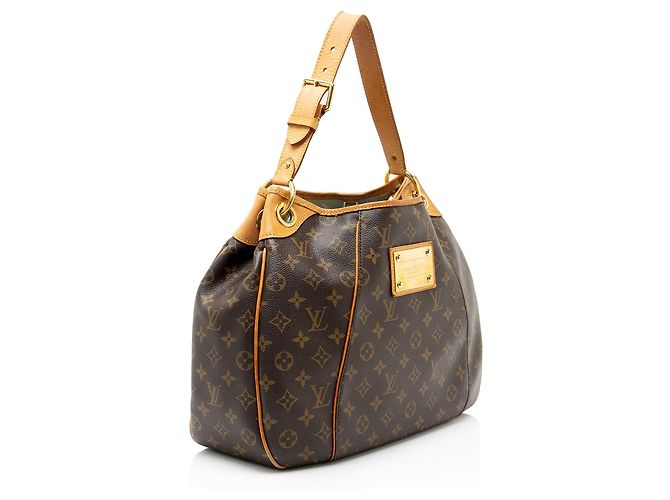Borsa a tracolla Galliera PM in tela Monogram Louis Vuitton Marrone - vista 2