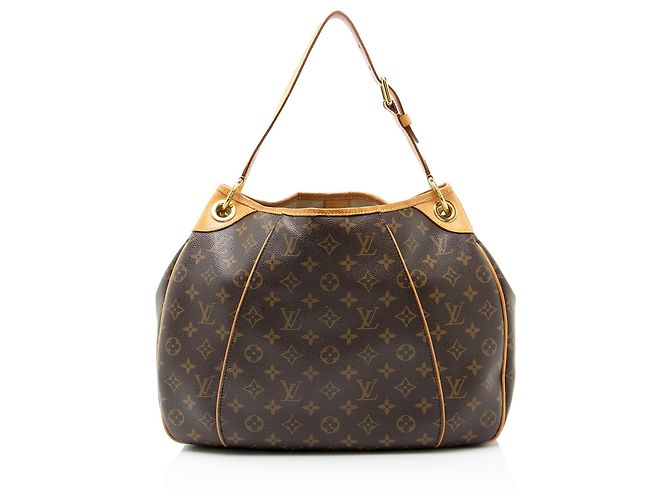 Borsa a tracolla Galliera PM in tela Monogram Louis Vuitton Marrone - vista 3