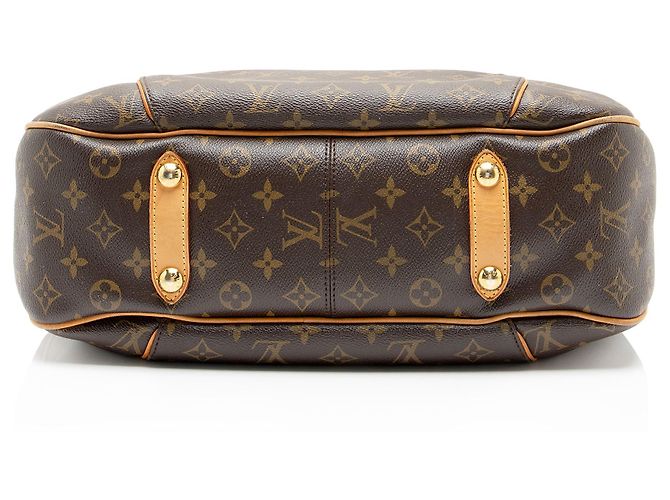 Borsa a tracolla Galliera PM in tela Monogram Louis Vuitton Marrone - vista 4