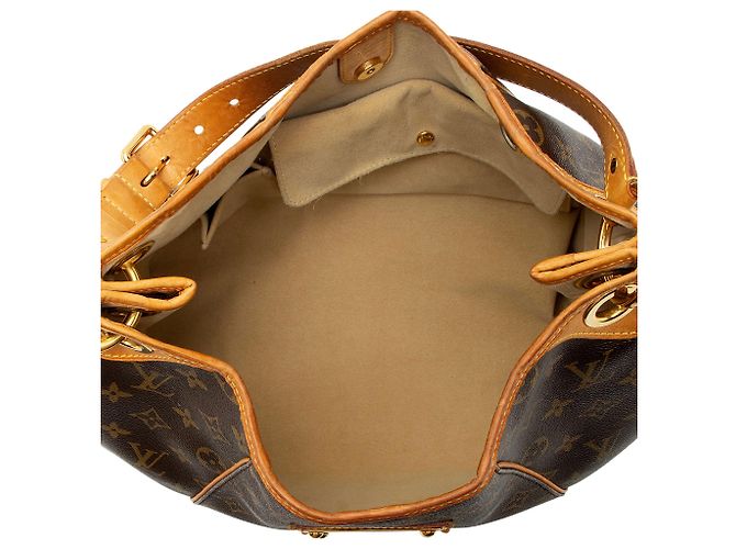Borsa a tracolla Galliera PM in tela Monogram Louis Vuitton Marrone - vista 7
